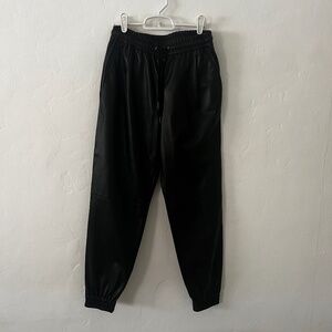Faux Leather Drawstring Pant